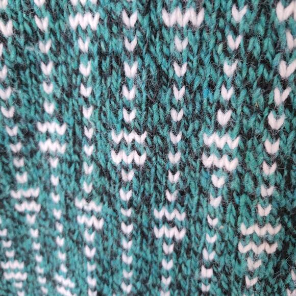 Peconic Bay Traders Cardigan Sweater Men's Size M Green Grandpa Vintage Wool Ble - Picture 5 of 8